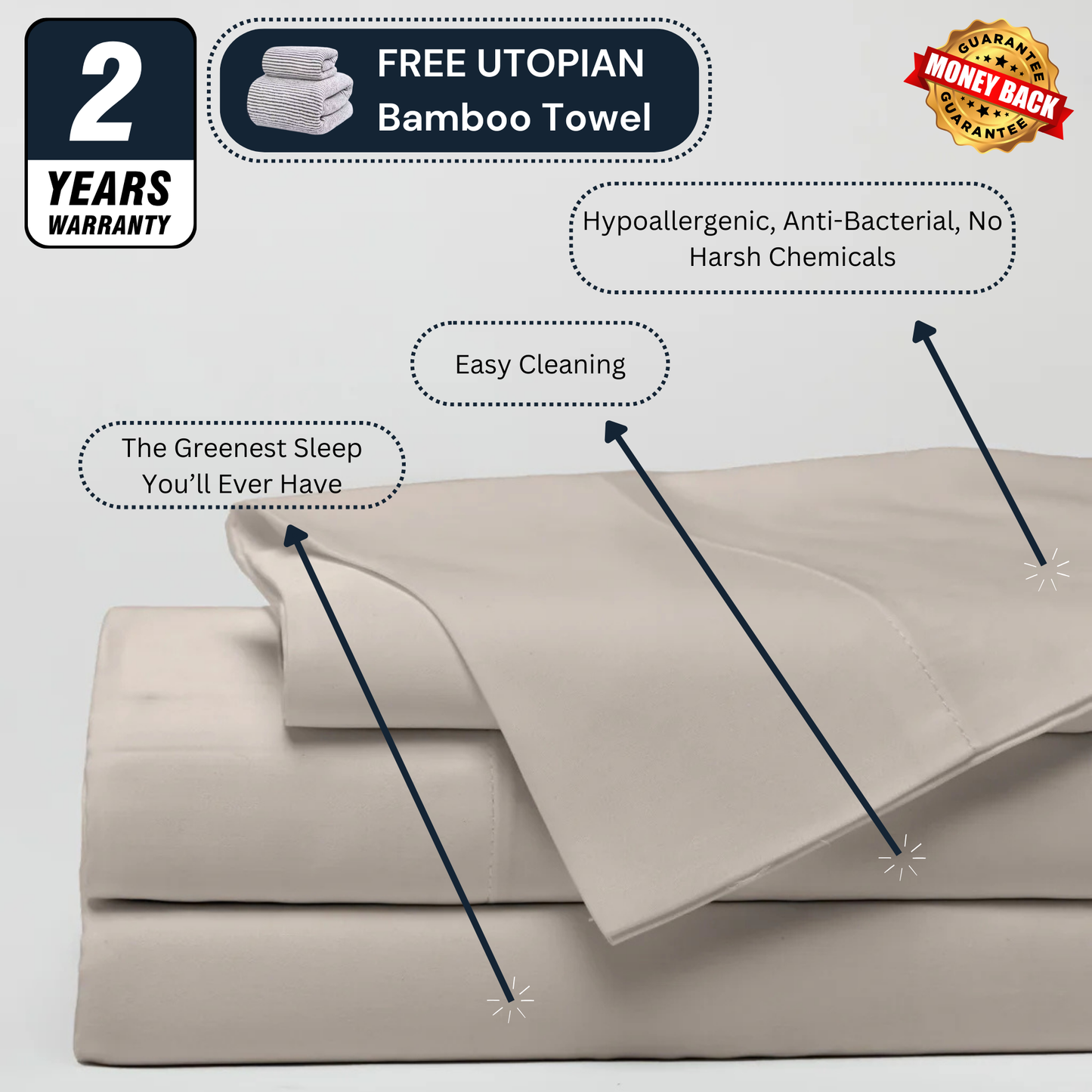 Canopy UTOPIAN Bamboo Bedsheet Set